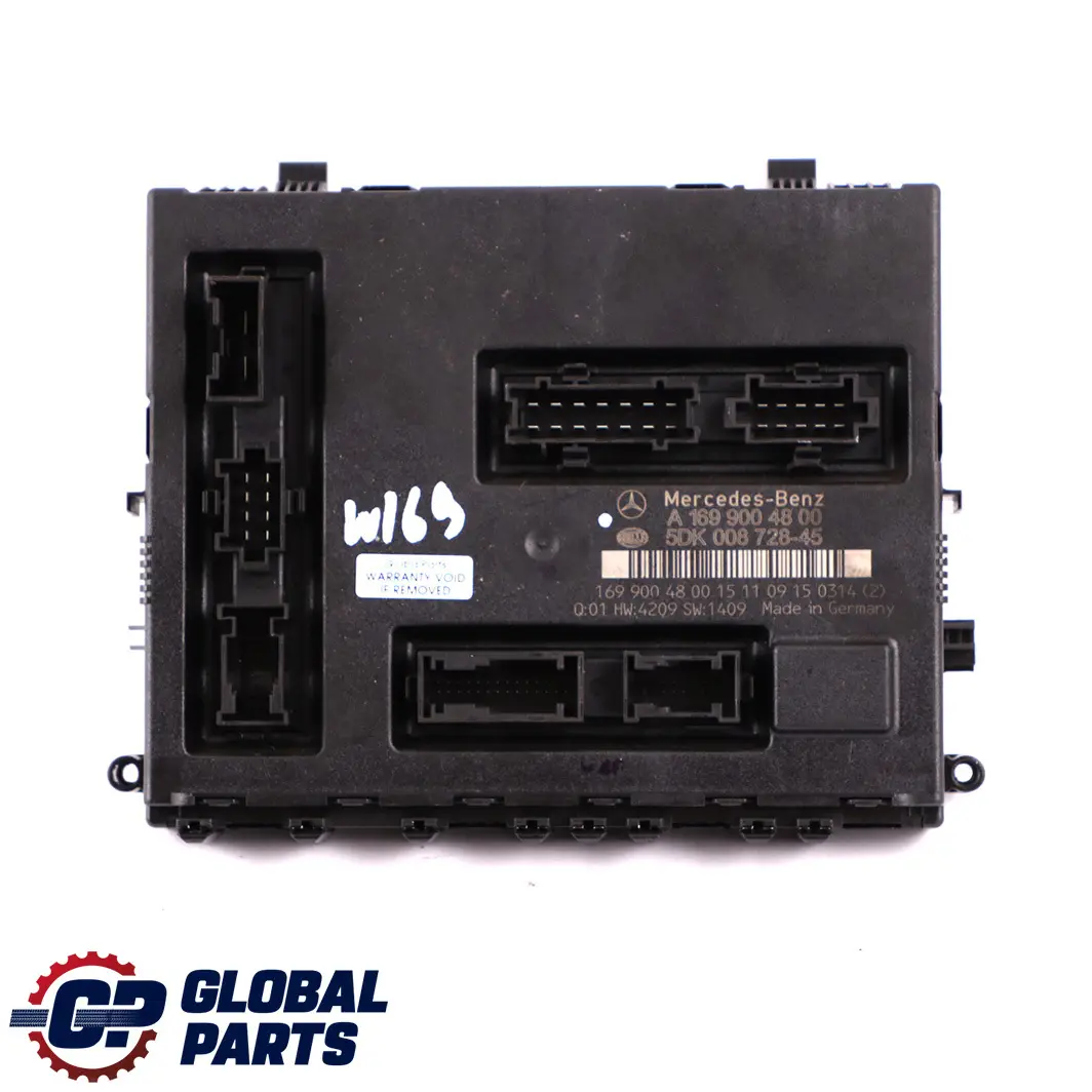  Mercedes-Benz W169 W245 Caja de fusibles del módulo de control SAM - SKU A1699004800 - Número de pieza A1699004800