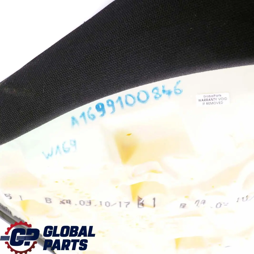 Mercedes A-Class W169 Front Left Right Seat N/O/S Cloth Cover Black Anthracite - SKU A1699100846 - Part number A1699100846