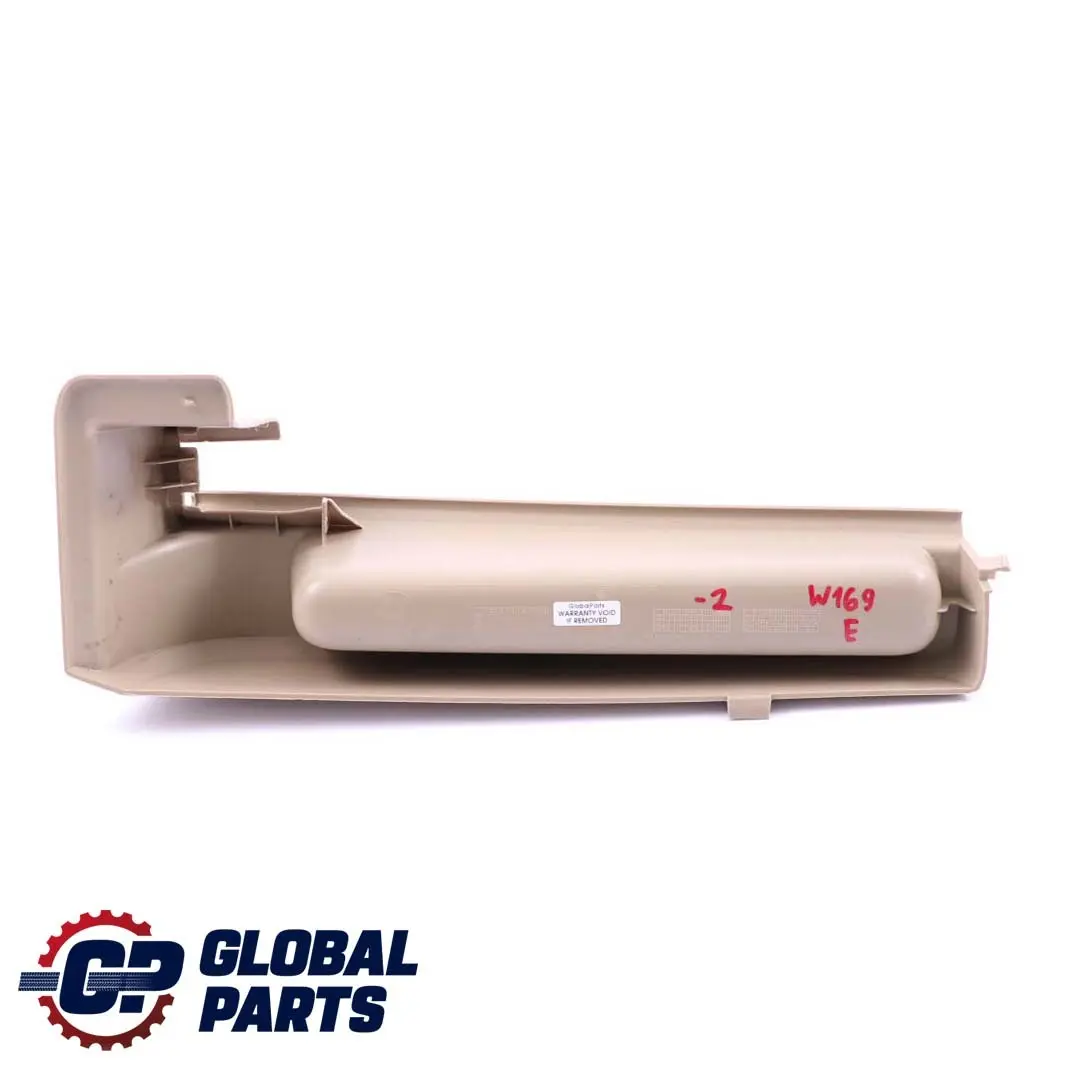 Derecha Asiento Cubierta Almacenamiento Trim Beige para Mercedes W169 con número de pieza A1699190620 Mercedes W169 Derecha Asiento Cubierta Almacenamiento Trim Beige - SKU A1699190620-2 - Número de pieza A1699190620