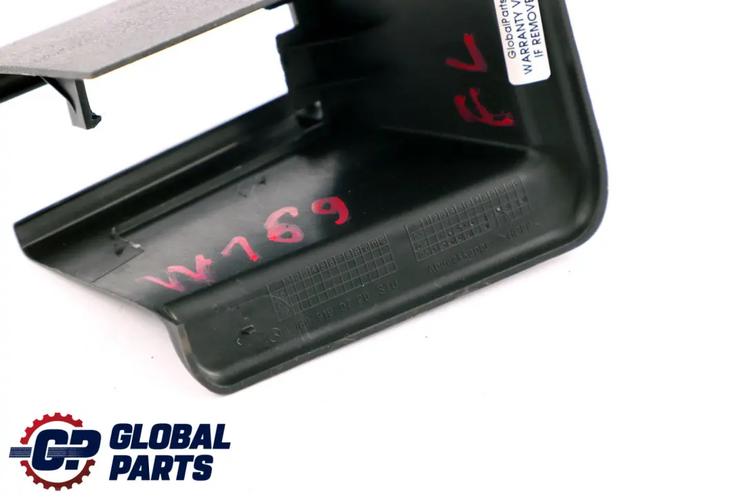 Bajo Asiento Delantero Carril Izquierdo Tapa para Mercedes B W169 W245 con número de pieza A1699190720 Mercedes B W169 W245 Bajo Asiento Delantero Carril Izquierdo Tapa - SKU A1699190720 - Número de pieza A1699190720