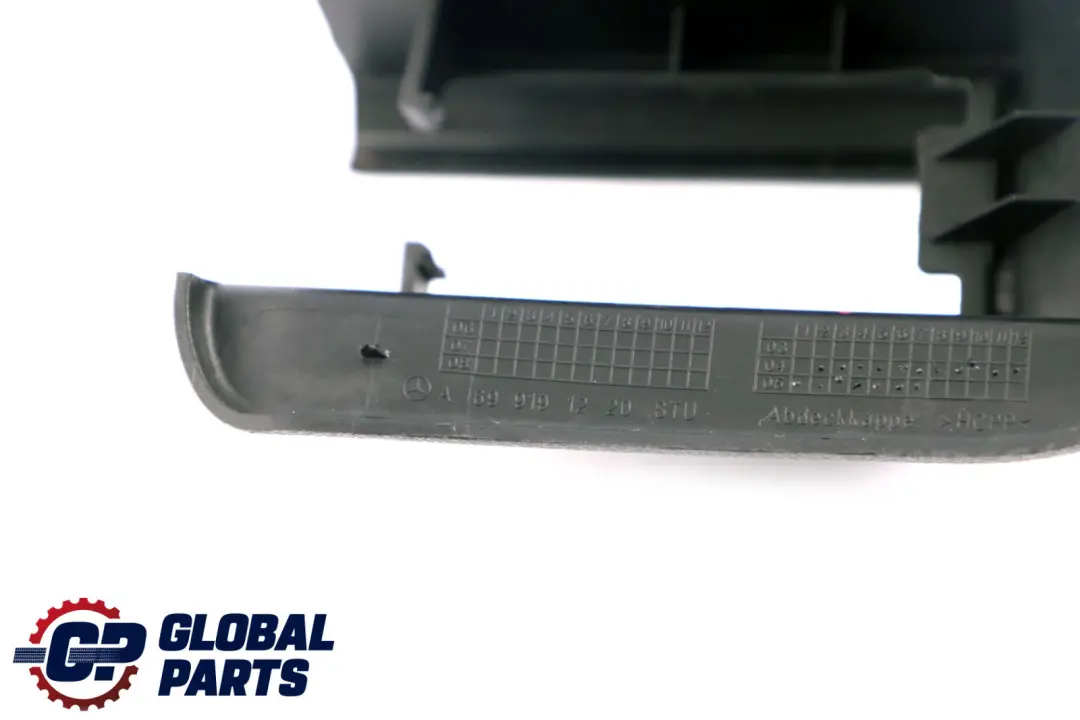 Mercedes-Benz A B Class W169 W245 Under Rear Right Seat Rail Cover to with Part number A1699191220 Mercedes-Benz A B Class W169 W245 Under Rear Right Seat Rail Cover - SKU A1699191220 - Part number A1699191220