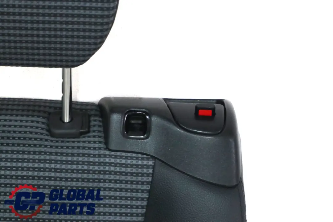Mercedes A W169 Asiento Trasero Izquierdo Tela Cuero Respaldo Negro Antracita - SKU A1699200316 - Número de pieza A1699200316