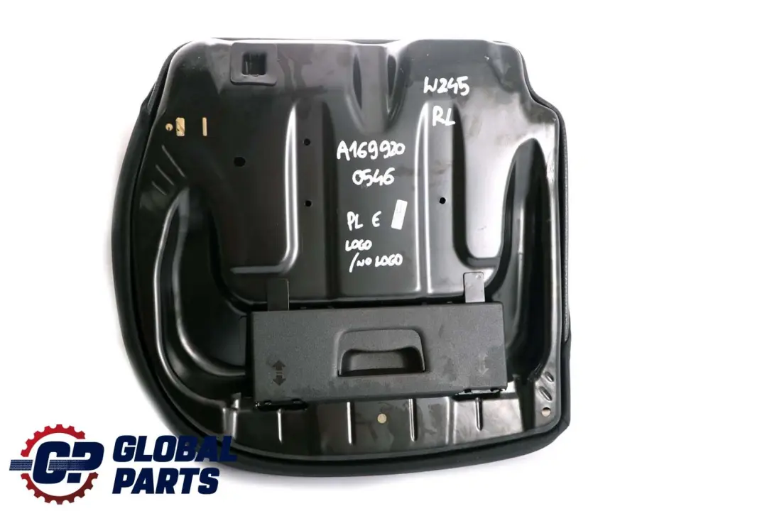 Clase B W245 Asiento Trasero Izquierdo Funda De Tela Negro para Mercedes con número de pieza A1699200546 Mercedes Clase B W245 Asiento Trasero Izquierdo Funda De Tela Negro - SKU A1699200546 - Número de pieza A1699200546