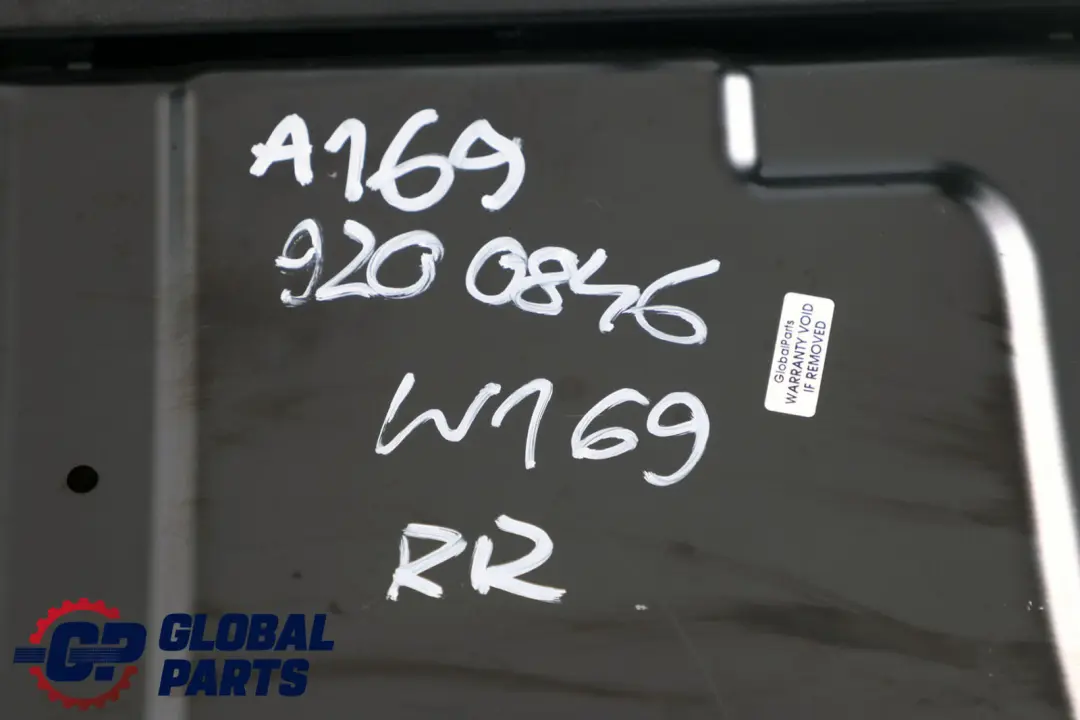 Mercedes W169 Asiento trasero derecho tela cuero Cojín Cubierta Negro Antracita - SKU A1699200846 - Número de pieza A1699200846