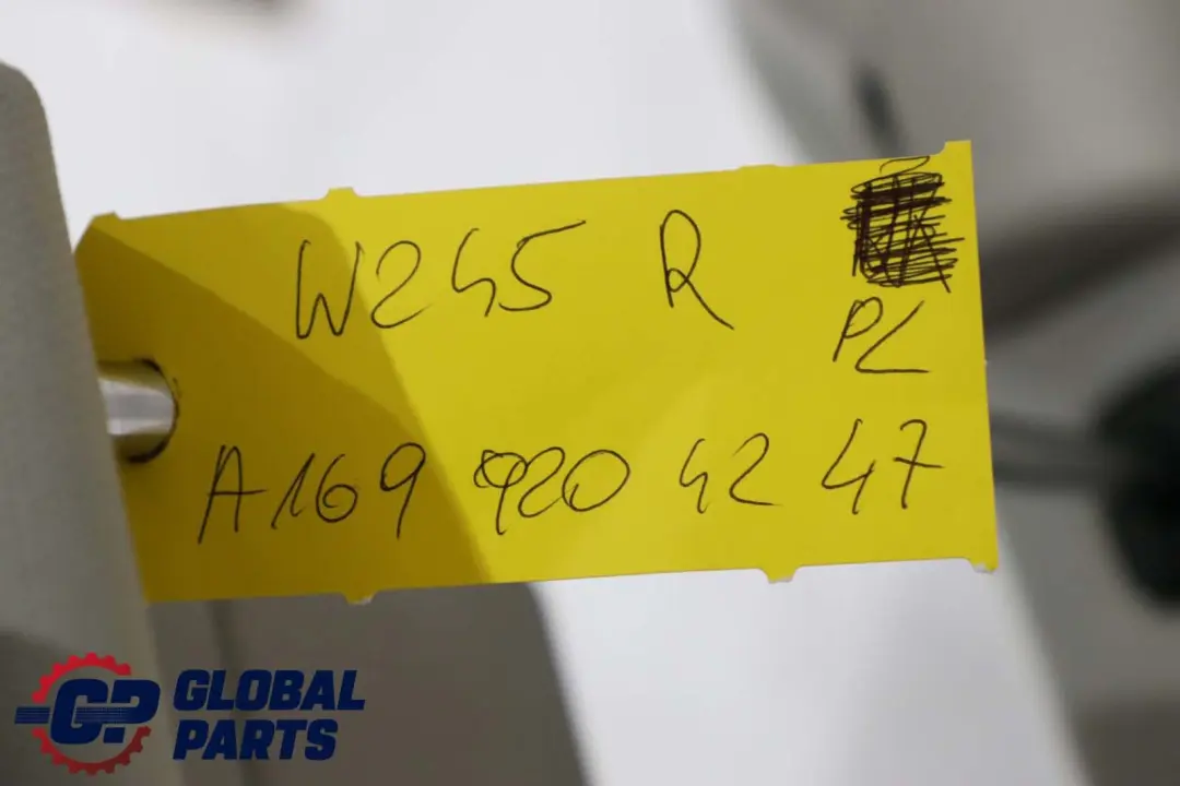 MERCEDES B-KLASA W245 Kanapa oparcie materiał - SKU A1699204247 - Numer Części A1699204247