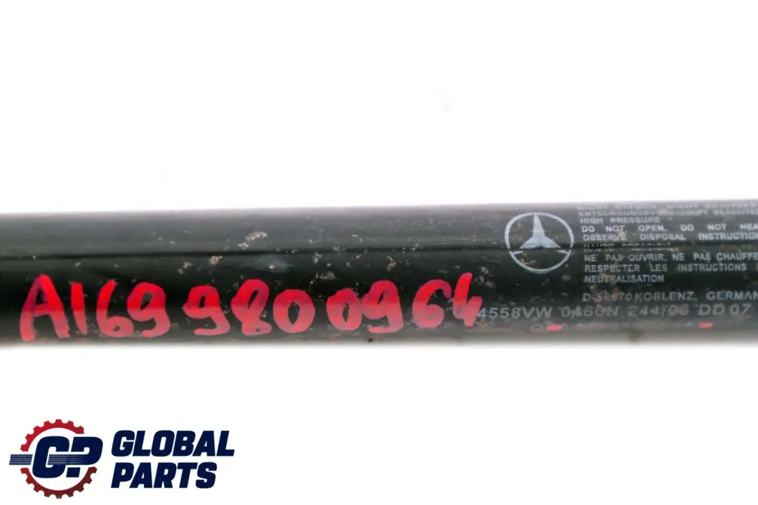 Mercedes B-Class W245 Gas Pressure Strut Tailgate Boot Trunk Left A1699800764 - SKU A1699800964-1 - Part number A1699800964