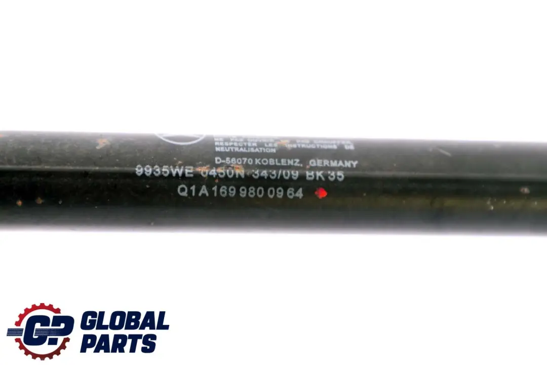 Pressure Strut Tailgate Boot Trunk Pair to Mercedes B-Class W245 Gas with Part number A1699800964 Mercedes B-Class W245 Gas Pressure Strut Tailgate Boot Trunk Pair - SKU A1699800964 - Part number A1699800964