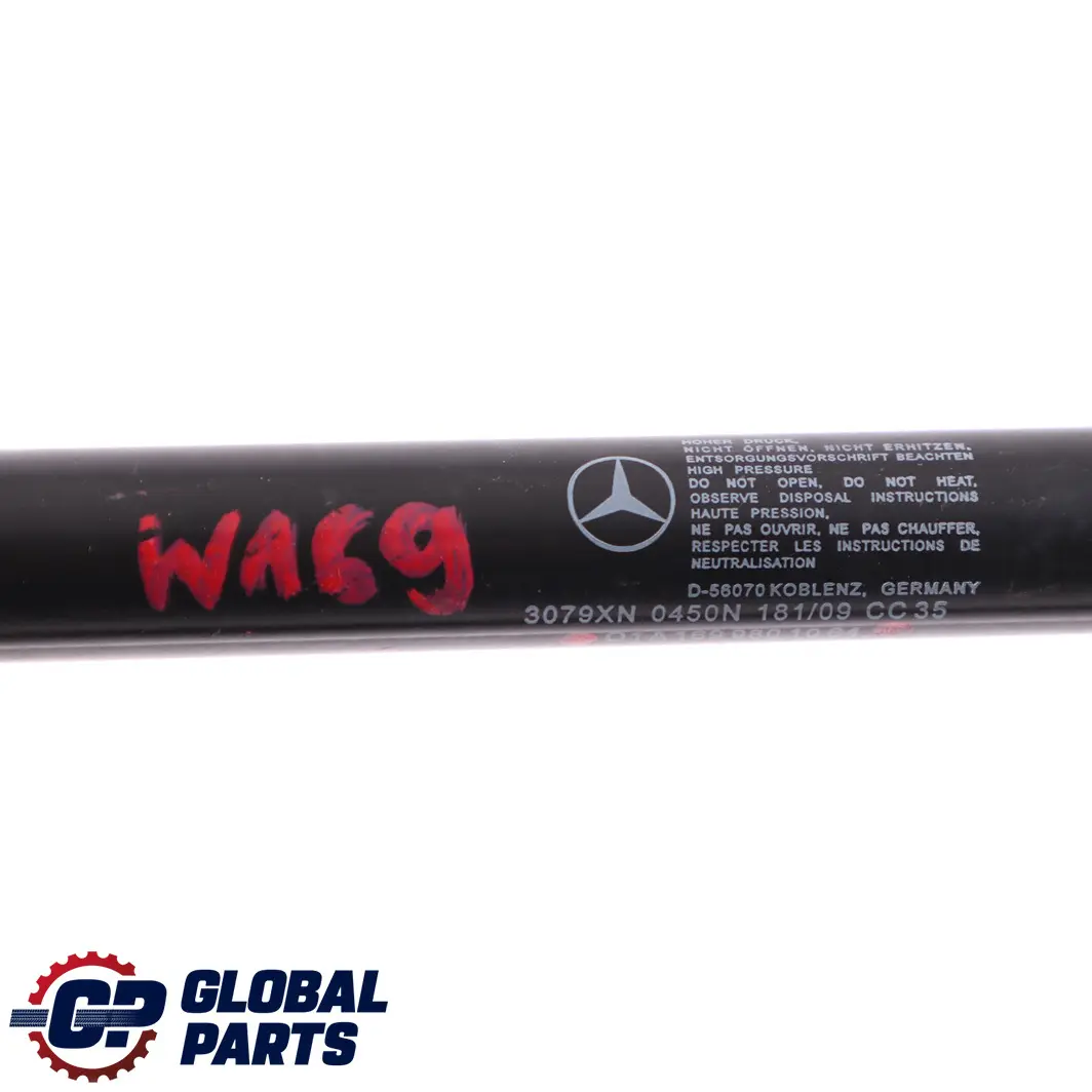 Heckklappe Gasdruckfeder für Mercedes W169 mit Teilenummer A1699801064 Mercedes W169 Heckklappe Gasdruckfeder - SKU A1699801064 - Teilenummer A1699801064