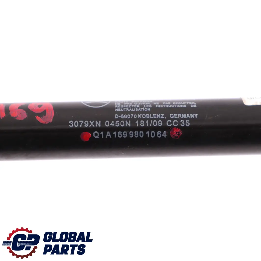 Couvercle de coffre hayon gaz pressurisé Ressort pour Mercedes W169 à propos du numéro de pièce A1699801064 Mercedes W169 Couvercle de coffre hayon gaz pressurisé Ressort - SKU A1699801064 - Numéro de pièce A1699801064