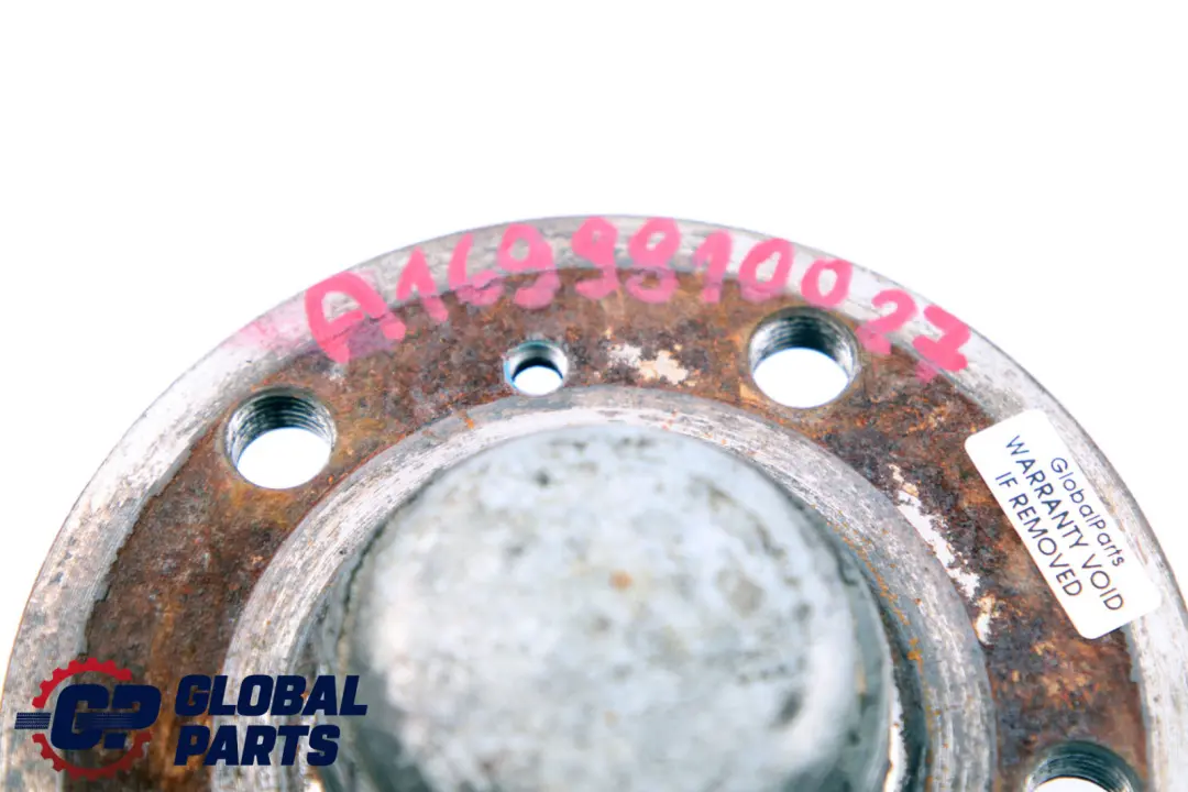 Eje Trasero Rueda Motriz Brida Cubo para Mercedes W169 W245 con número de pieza A1699810027 Mercedes W169 W245 Eje Trasero Rueda Motriz Brida Cubo - SKU A1699810027 - Número de pieza A1699810027