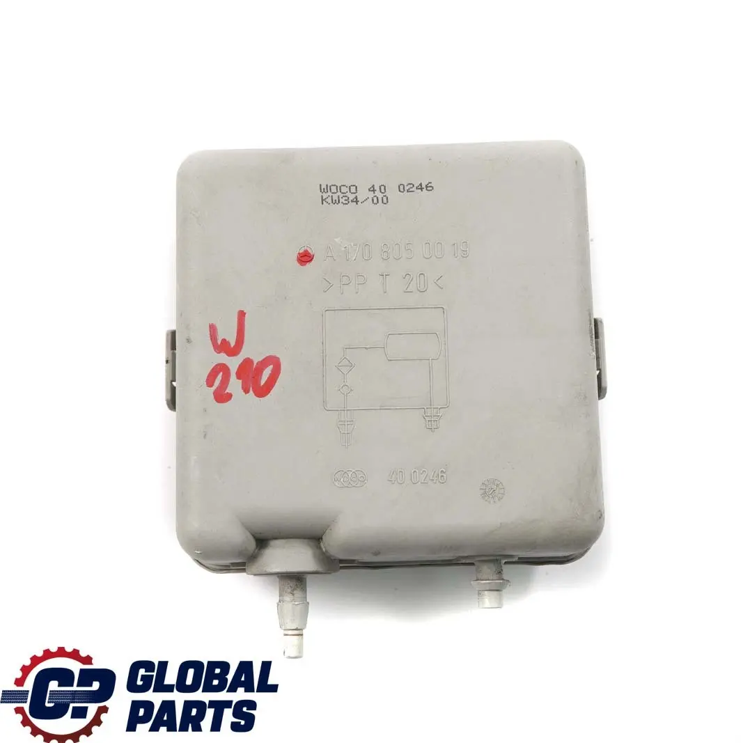 Mercedes-Benz W202 W208 W210 Luftdruckspeicher Central pour à propos du numéro de pièce A1708050019 Mercedes-Benz W202 W208 W210 Luftdruckspeicher Central - SKU A1708050019 - Numéro de pièce A1708050019