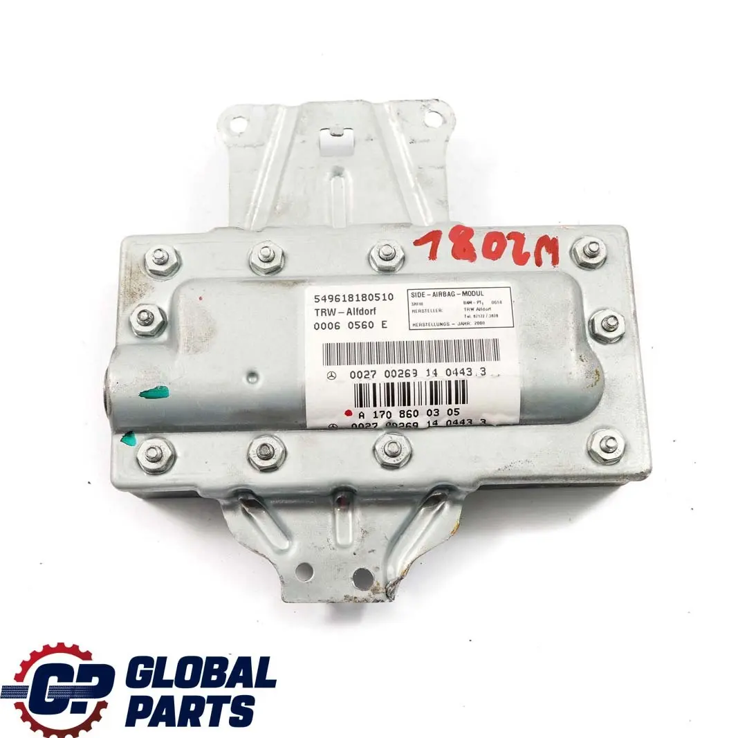 Mercedes W202 W208 Modulo Aria Scheda Porta Anteriore Sinistra - SKU A1708600305 - Numero di parte A1708600305