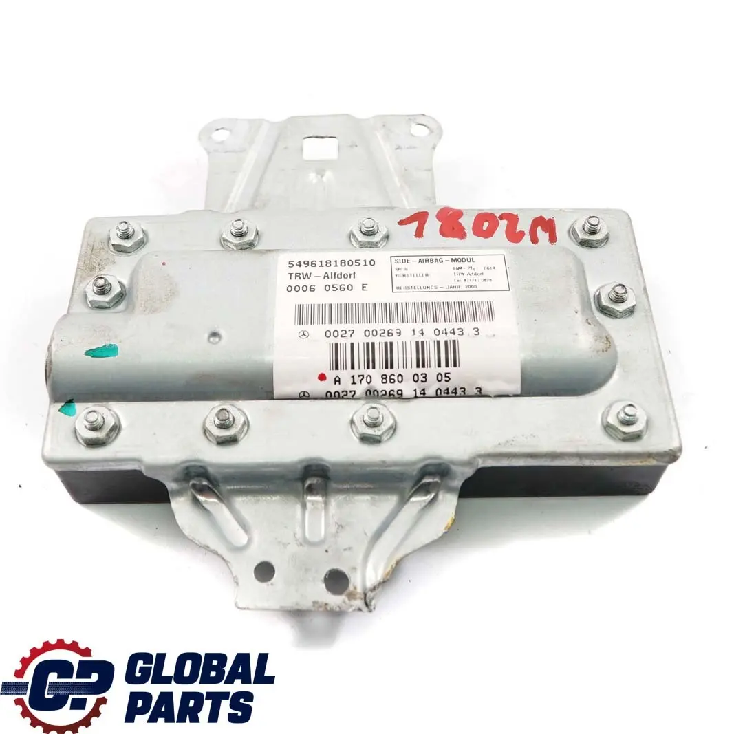 Mercedes W202 W208 Modulo Aria Scheda Porta Anteriore Sinistra - SKU A1708600305 - Numero di parte A1708600305