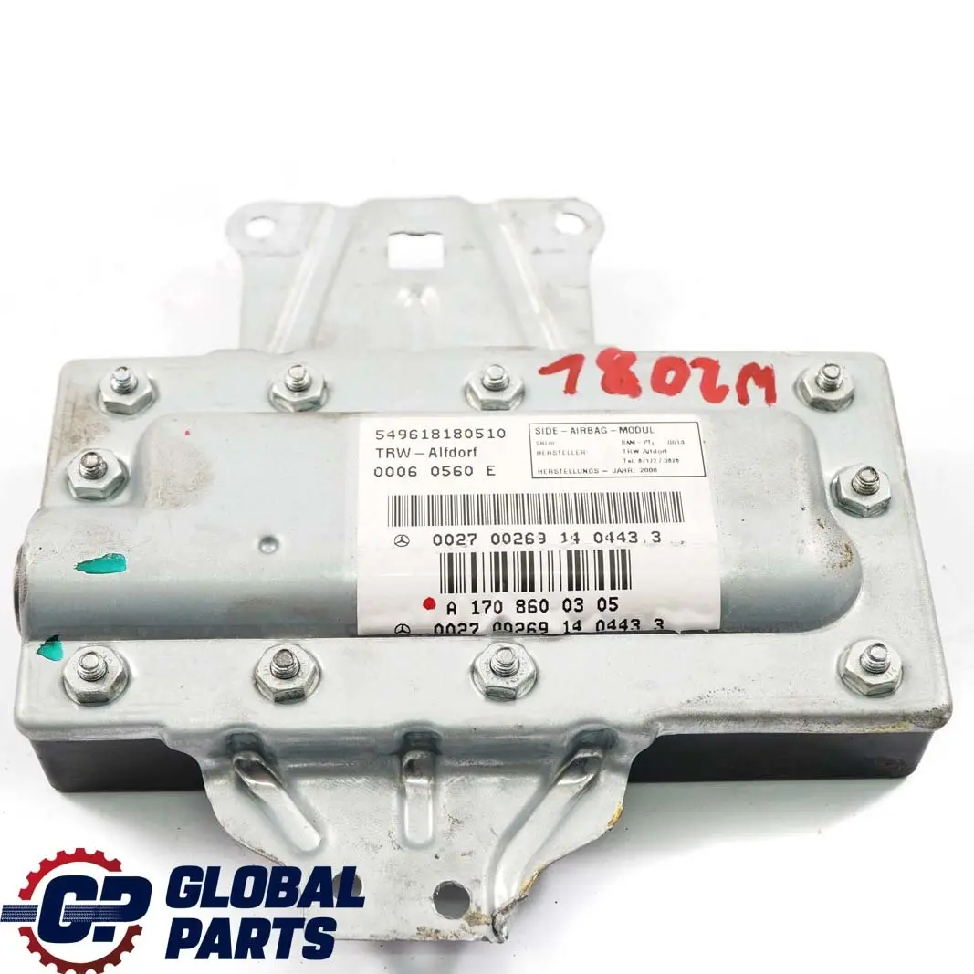 Mercedes W202 W208 Front Left N/S Door Card Air Module - SKU A1708600305 - Part number A1708600305