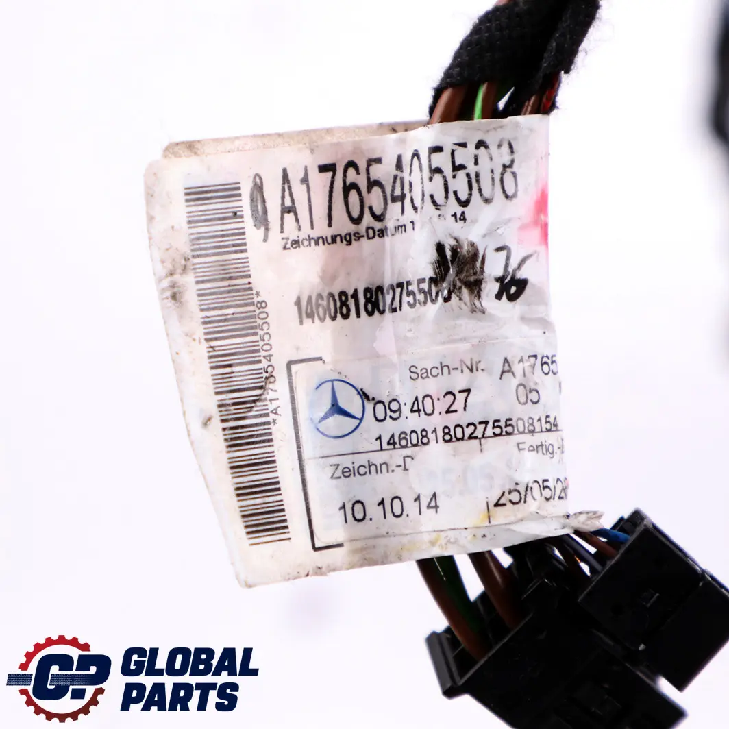 Mercedes-Benz W176 Cable de la puerta delantera Mazo de cables para con número de pieza A1765405508 Mercedes-Benz W176 Cable de la puerta delantera Mazo de cables - SKU A1765405508 - Número de pieza A1765405508