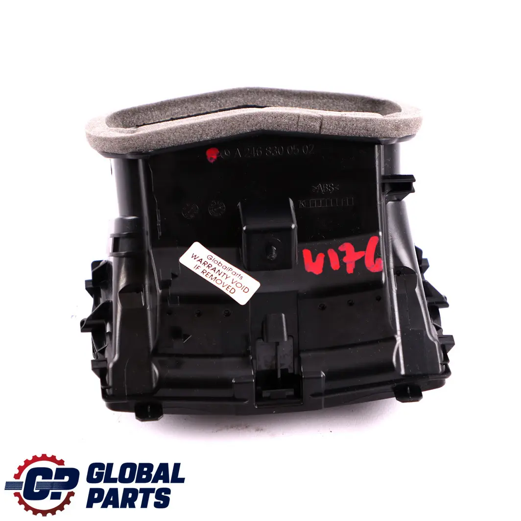 Air Vent Mercedes CLA C117 X156 W176 Grille Console Centrale Arrière A2468300502 - SKU A1766802901 - Numéro de pièce A1766802901