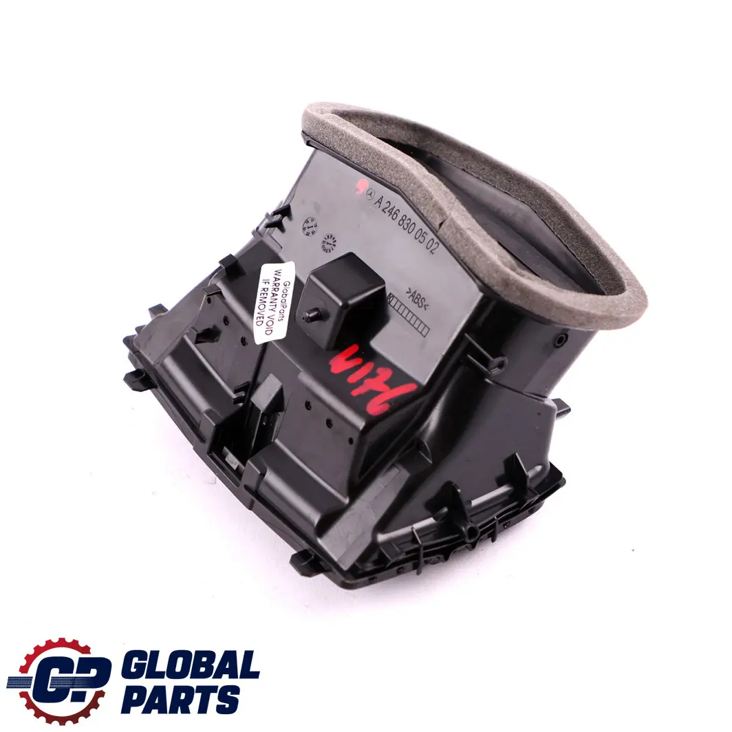 Vent Mercedes CLA C117 X156 W176 Rejilla Consola Central Trasera A2468300502 para Air con número de pieza A1766802901 Air Vent Mercedes CLA C117 X156 W176 Rejilla Consola Central Trasera A2468300502 - SKU A1766802901 - Número de pieza A1766802901