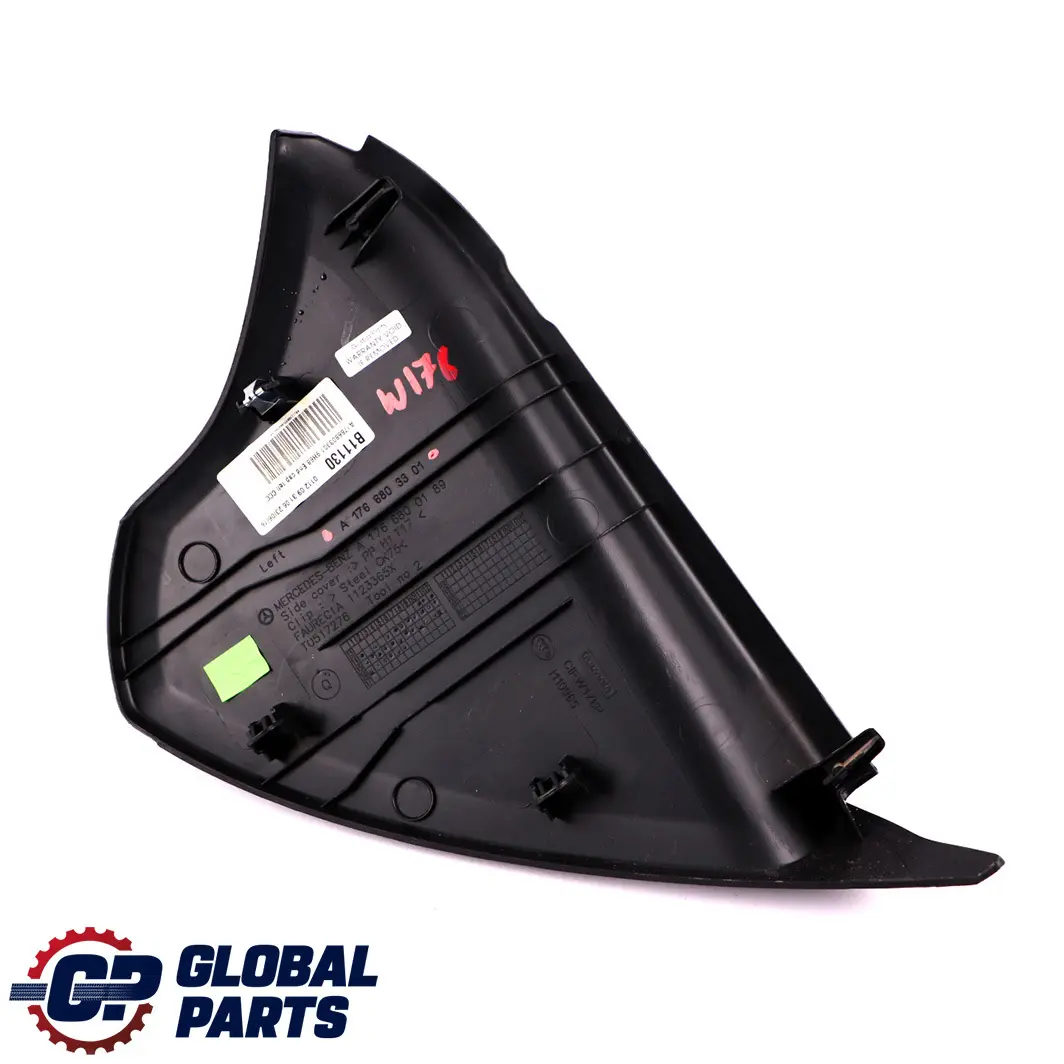 cruscotto cruscoto pannello di copertura sinistro Trim per Mercedes W176 con numero di parte A1766803301 Mercedes W176 cruscotto cruscoto pannello di copertura sinistro Trim - SKU A1766803301 - Numero di parte A1766803301