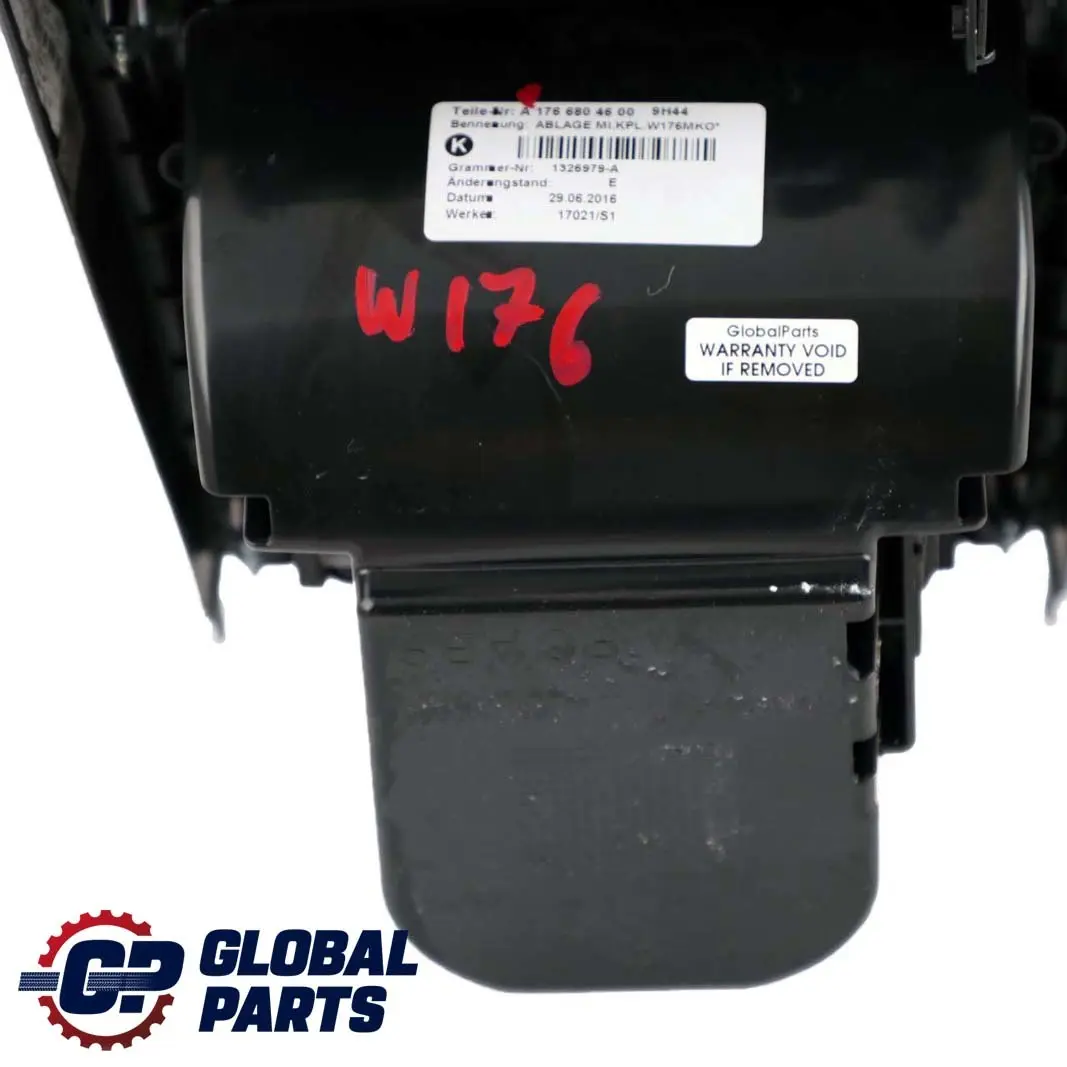 Mercedes-Benz A-Class W176 Centre Console Ashtray Storage Housing Dashboard to with Part number A1766809700 Mercedes-Benz A-Class W176 Centre Console Ashtray Storage Housing Dashboard - SKU A1766809700 - Part number A1766809700