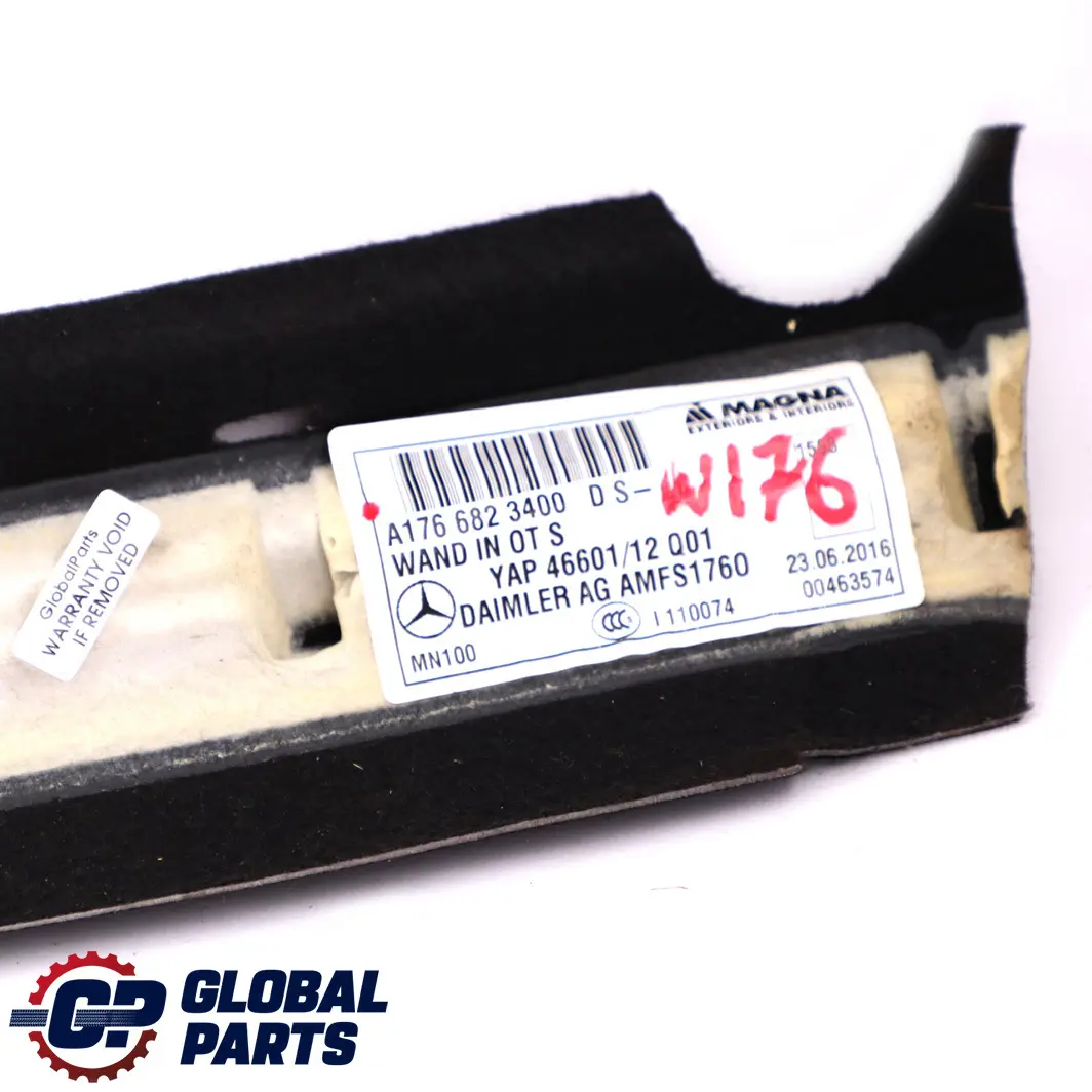  Mercedes-Benz A-Class W176 Insulation Firewall Fire Wall Top - SKU A1766823400 - Part number A1766823400