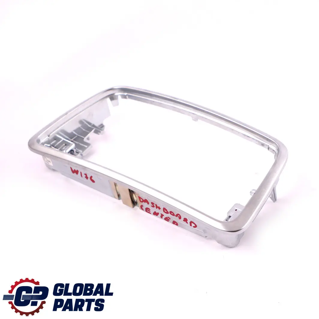 Mercedes-Benz A CLA Class W176 C117 Head Unit Sat Nav Surround Trim Chrome to with Part number A1766890018 Mercedes-Benz A CLA Class W176 C117 Head Unit Sat Nav Surround Trim Chrome - SKU A1766890018 - Part number A1766890018