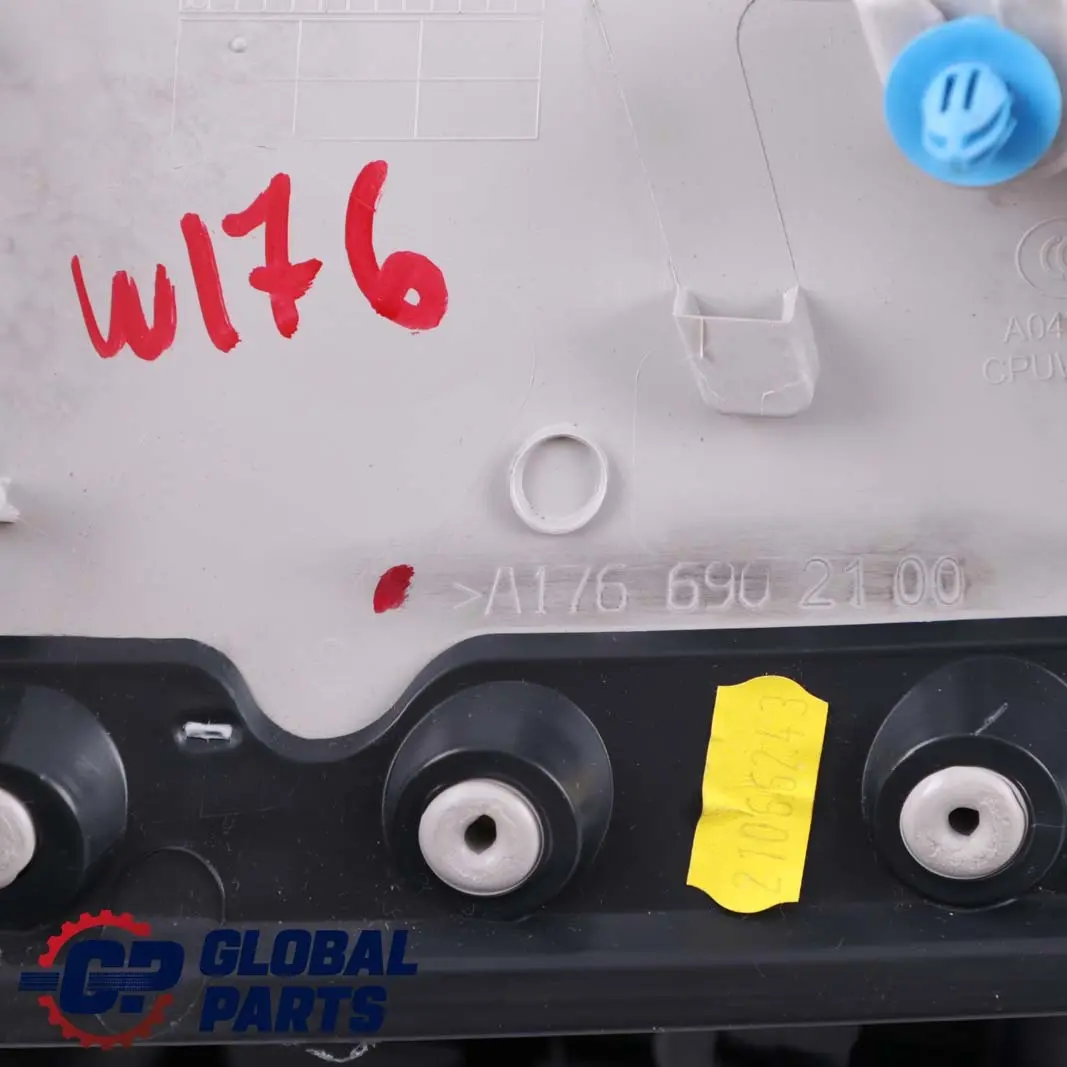 Left C-Pillar Trim Cover Grey Black to Mercedes W176 with Part number A1766902100 Mercedes W176 Left C-Pillar Trim Cover Grey Black - SKU A1766902100 - Part number A1766902100