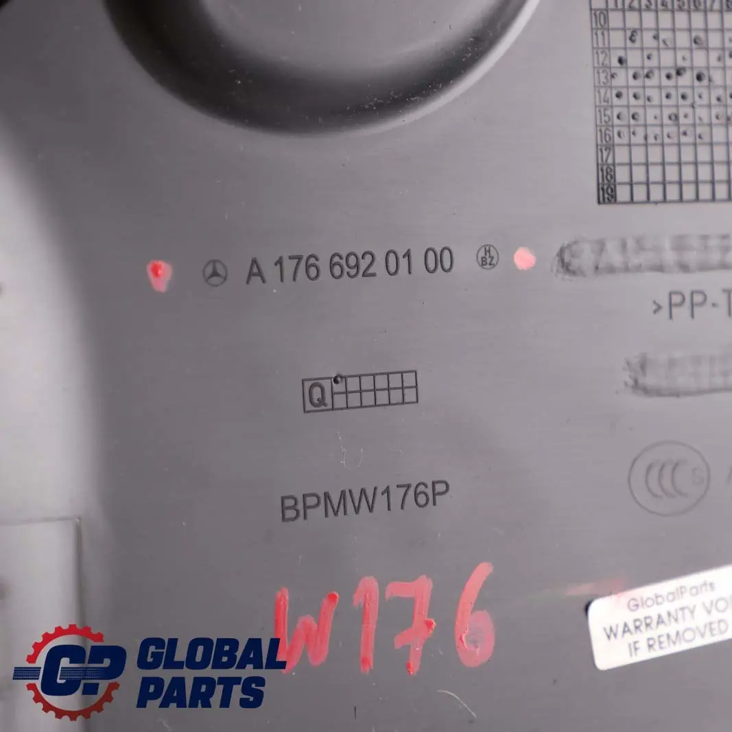 Mercedes-Benz W176 Links untere B-Säulenverkleidung für mit Teilenummer A1766920100 Mercedes-Benz W176 Links untere B-Säulenverkleidung - SKU A1766920100 - Teilenummer A1766920100