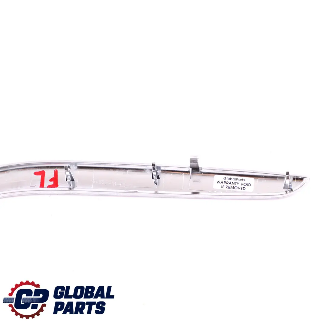 Front Left Door N/S Armrest Strip Trim Chrome to Mercedes W176 with Part number A1767200922 Mercedes W176 Front Left Door N/S Armrest Strip Trim Chrome - SKU A1767200922 - Part number A1767200922