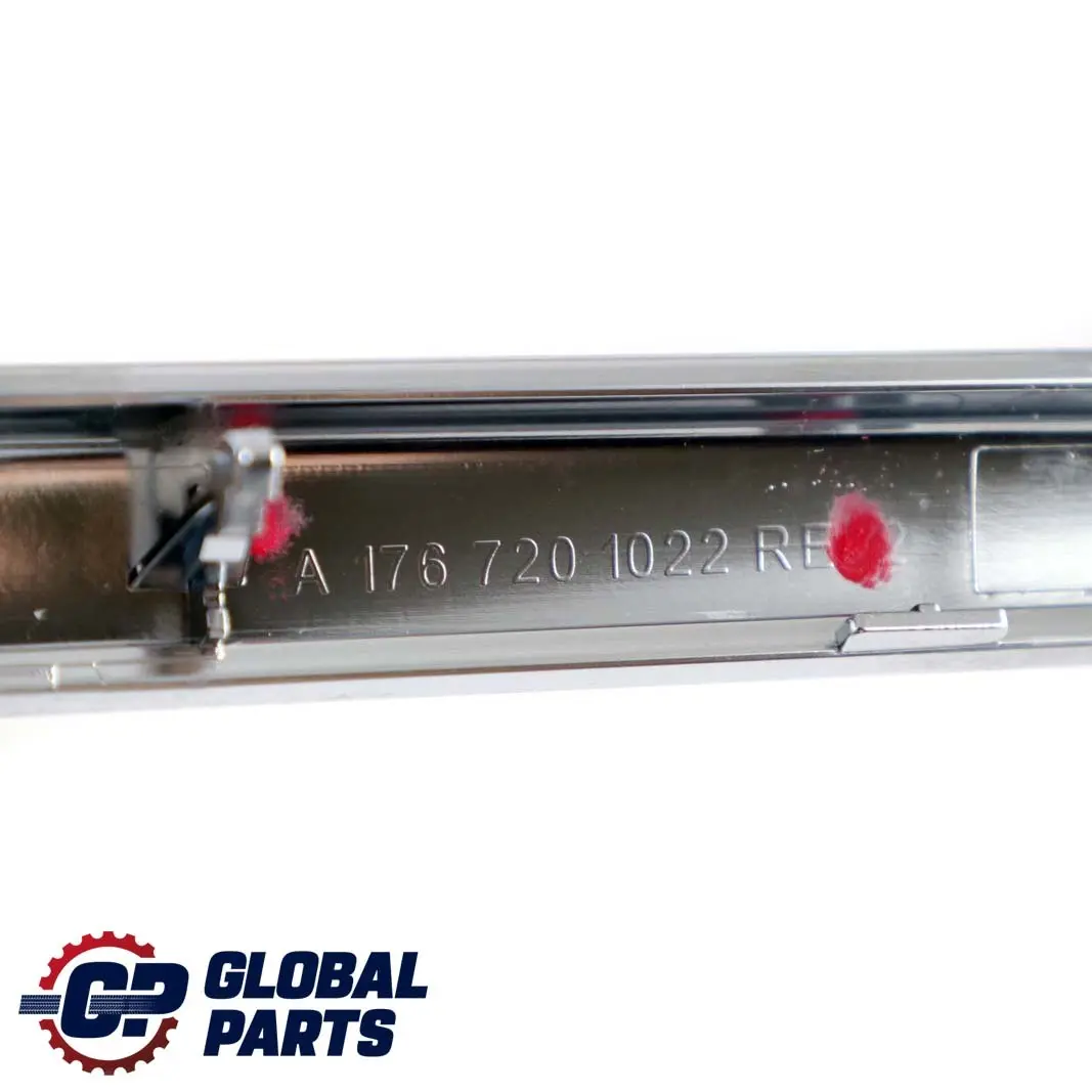  Mercedes-Benz A W176 Front Right Door O/S Armrest Strip Trim Chrome - SKU A1767201022 - Part number A1767201022