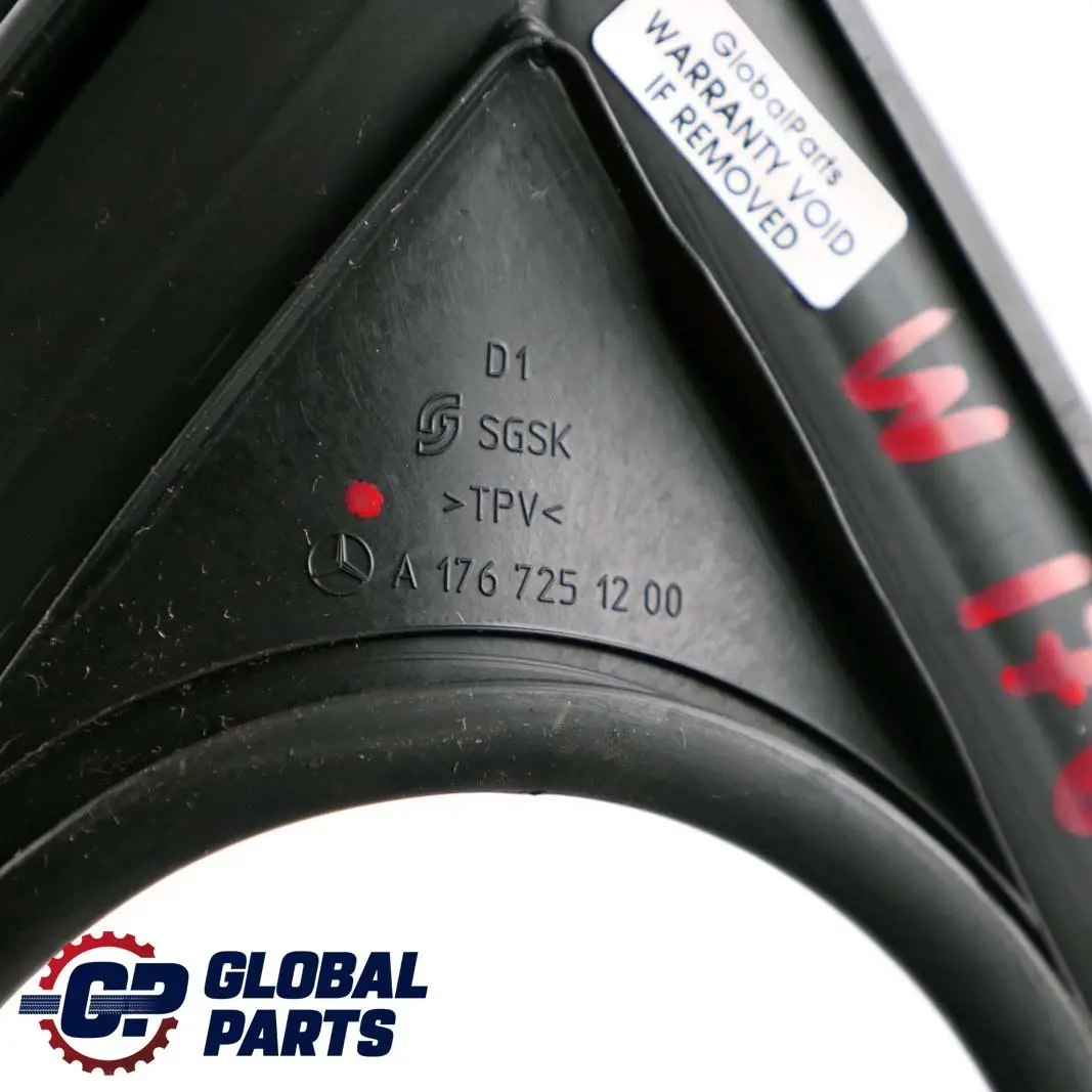 Delantero Derecho Puerta Sello Sellado Ventana para Mercedes W176 con número de pieza A1767251200 Mercedes W176 Delantero Derecho Puerta Sello Sellado Ventana - SKU A1767251200 - Número de pieza A1767251200