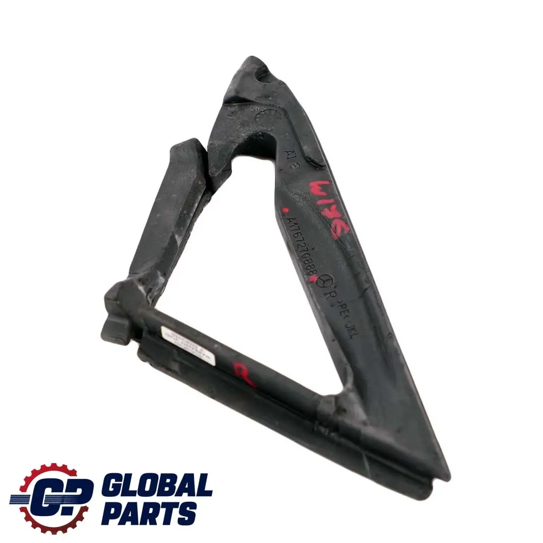 Mercedes-Benz A W176 Right O/S Wing Door Mirror Cover Pillar Seal to with Part number A1767270888 Mercedes-Benz A W176 Right O/S Wing Door Mirror Cover Pillar Seal - SKU A1767270888 - Part number A1767270888