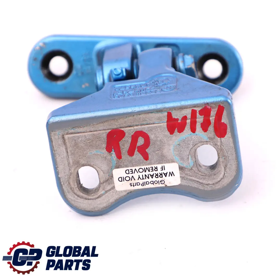 Mercedes-Benz A-Class W176 Rear Right O/S Door Top Upper Hinge South Sea Blue to with Part number A1767300637 Mercedes-Benz A-Class W176 Rear Right O/S Door Top Upper Hinge South Sea Blue - SKU A1767300637-SSB - Part number A1767300637
