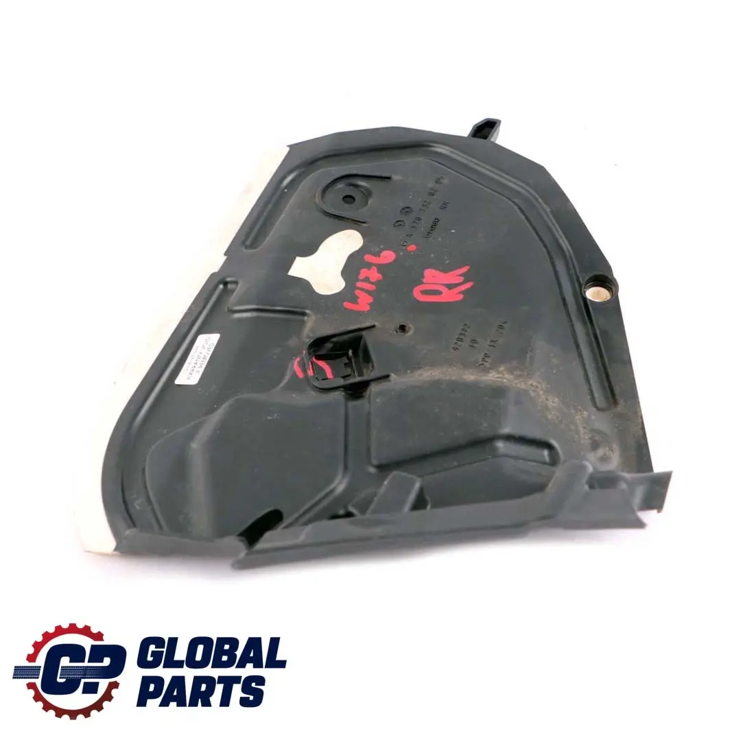 Mercedes W176 Rear Right Door Water Drain Door Insulation Cover - SKU A1767320295 - Part number A1767320295