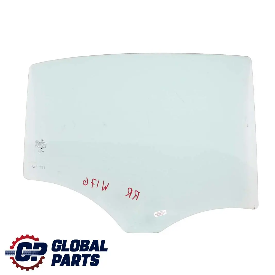 Porta Posteriore Destra O/S Vetro Pane AS2 per Mercedes W176 con numero di parte A1767350400 Mercedes W176 Porta Posteriore Destra O/S Vetro Pane AS2 - SKU A1767350400 - Numero di parte A1767350400