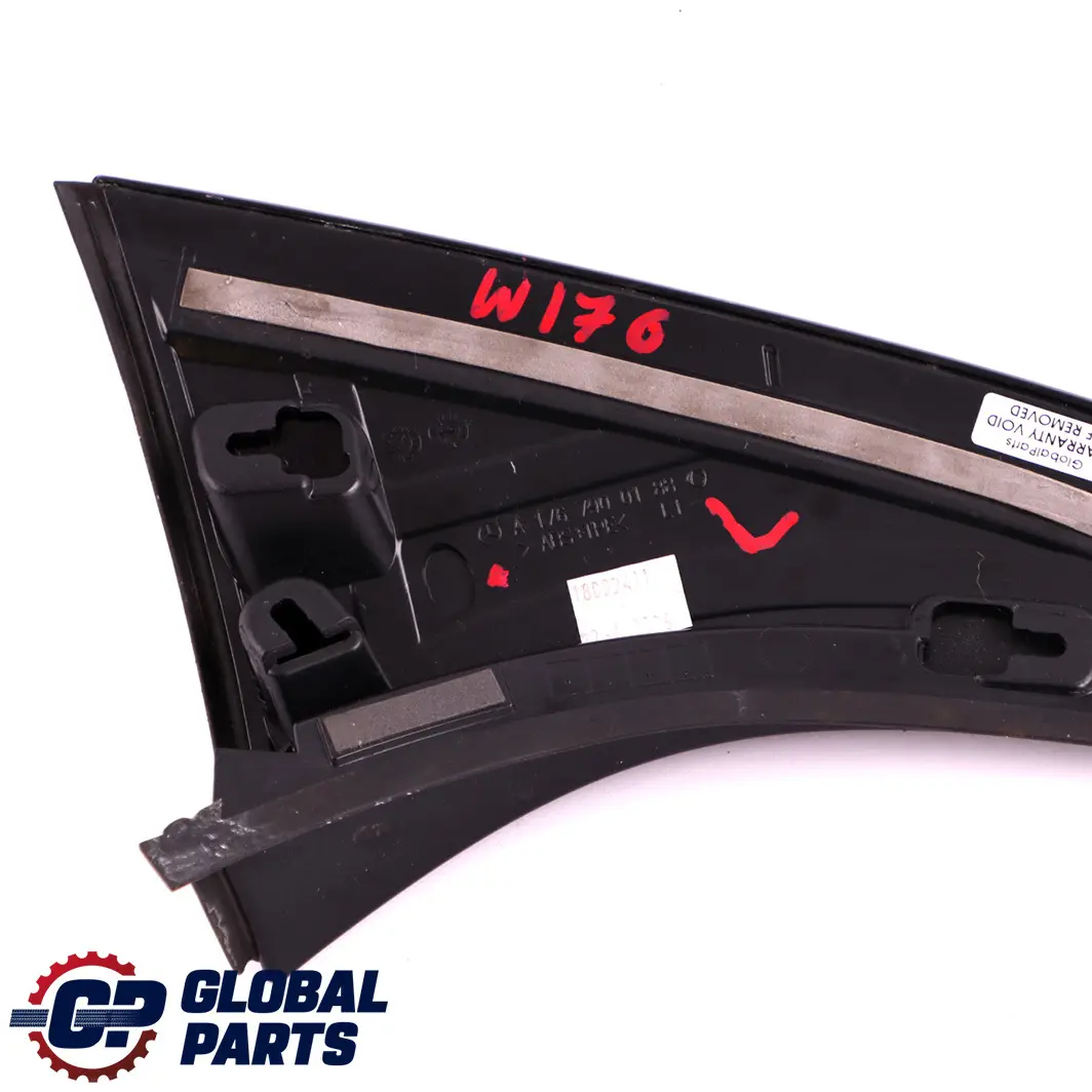  Mercedes-Benz A W176 Spoiler trasero izquierdo Soporte de montaje - SKU A1767900188 - Número de pieza A1767900188