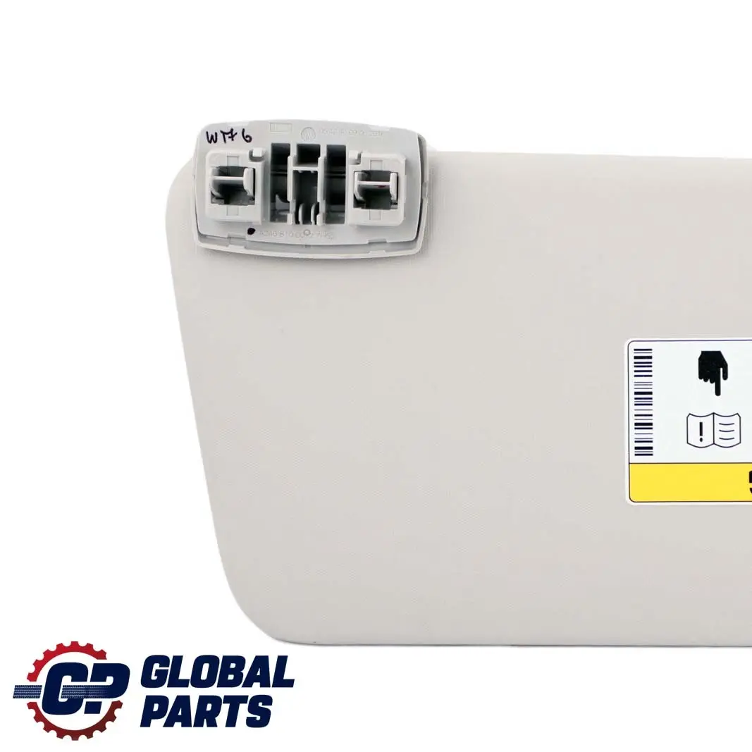 Sonnenblende Abdeckung Links Grau Blende für Mercedes W176 C117 mit Teilenummer A1768101300 Mercedes W176 C117 Sonnenblende Abdeckung Links Grau Blende - SKU A1768101300 - Teilenummer A1768101300