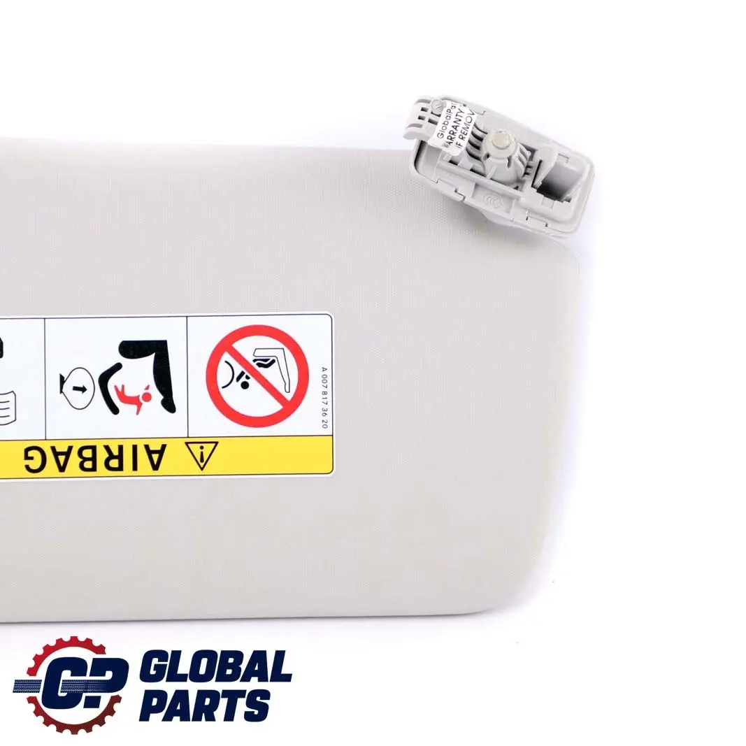 Mercedes W176 C117 Osłona Przeciwsłoneczna Lewa Szara - SKU A1768101300 - Numer Części A1768101300