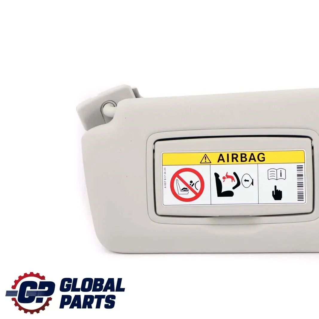 Pare-soleil gauche Gris pour Mercedes W176 C117 à propos du numéro de pièce A1768101300 Mercedes W176 C117 Pare-soleil gauche Gris - SKU A1768101300 - Numéro de pièce A1768101300