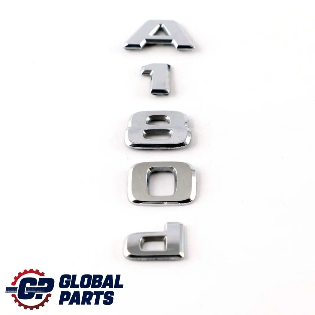Lettrage d'emblème collé sur coffre arrière hayon A180d A 180 d pour Mercedes W176 à propos du numéro de pièce A1768172000 Mercedes W176 Lettrage d'emblème collé sur coffre arrière hayon A180d A 180 d - SKU A1768172000 - Numéro de pièce A1768172000