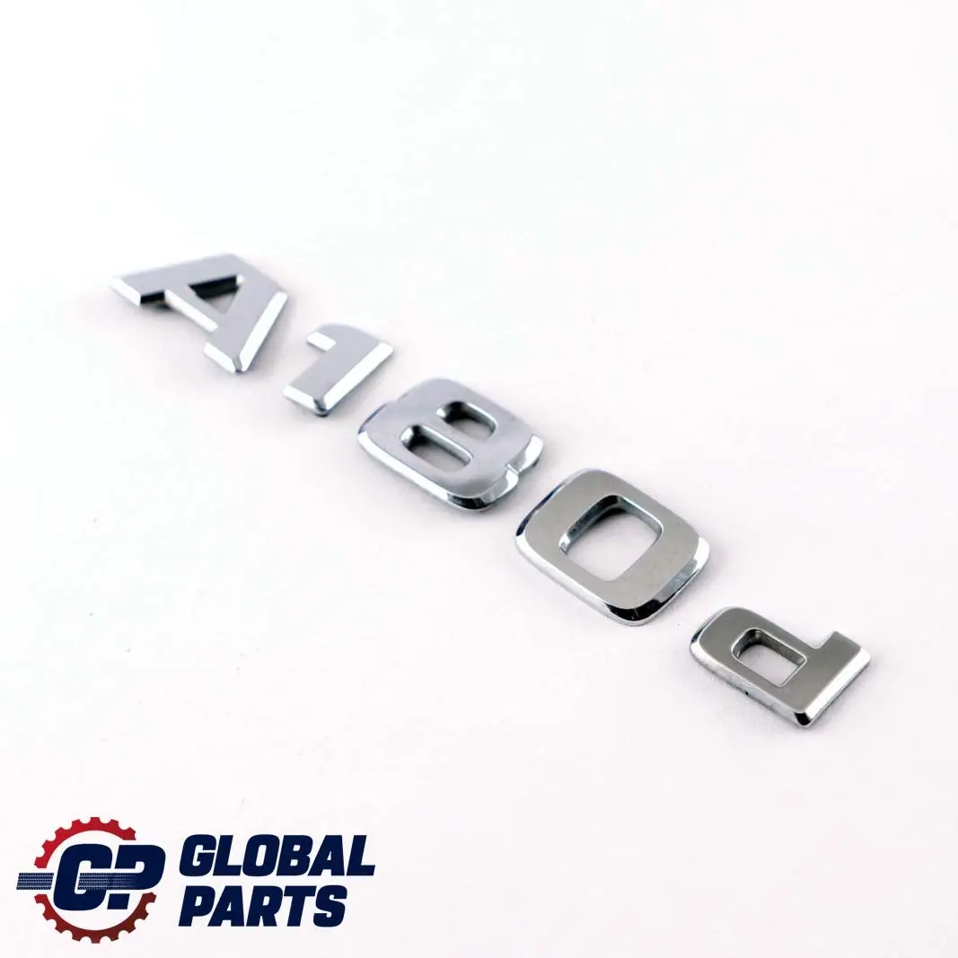 Portell posteriore bagagliaio Letera emblema aderito A180d A 180 d per Mercedes W176 con numero di parte A1768172000 Mercedes W176 Portell posteriore bagagliaio Letera emblema aderito A180d A 180 d - SKU A1768172000 - Numero di parte A1768172000