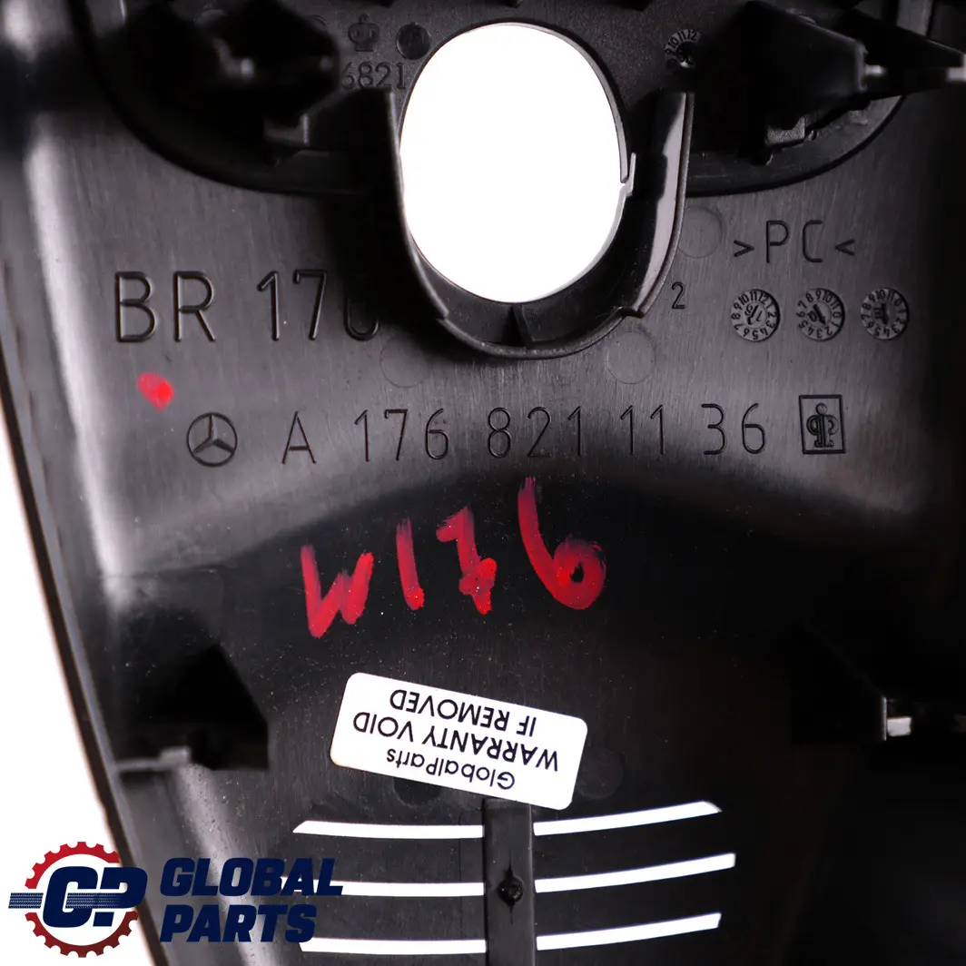 Interior Mirror Rain Light Sensor Trim Panel Cover to Mercedes W176 with Part number A1768211136 Mercedes W176 Interior Mirror Rain Light Sensor Trim Panel Cover - SKU A1768211136 - Part number A1768211136