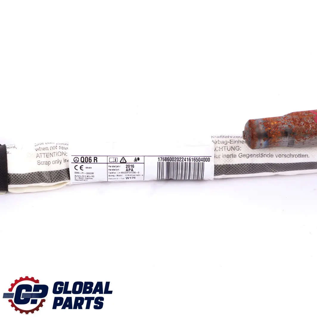 Mercedes W176 Air Module Testa Tenda Tetto Destra - SKU A1768600202 - Numero di parte A1768600202