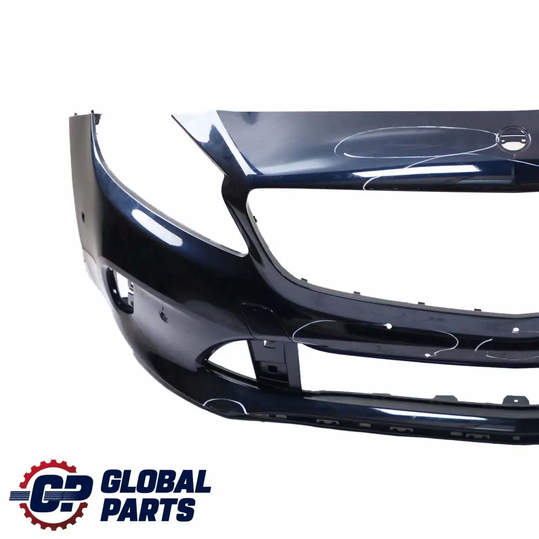 Mercedes-Benz A-Class W176 Front Bumper Trim Panel Cavansitblau Metallic - 890 to with Part number A1768806640 Mercedes-Benz A-Class W176 Front Bumper Trim Panel Cavansitblau Metallic - 890 - SKU A1768806640-CVB - Part number A1768806640