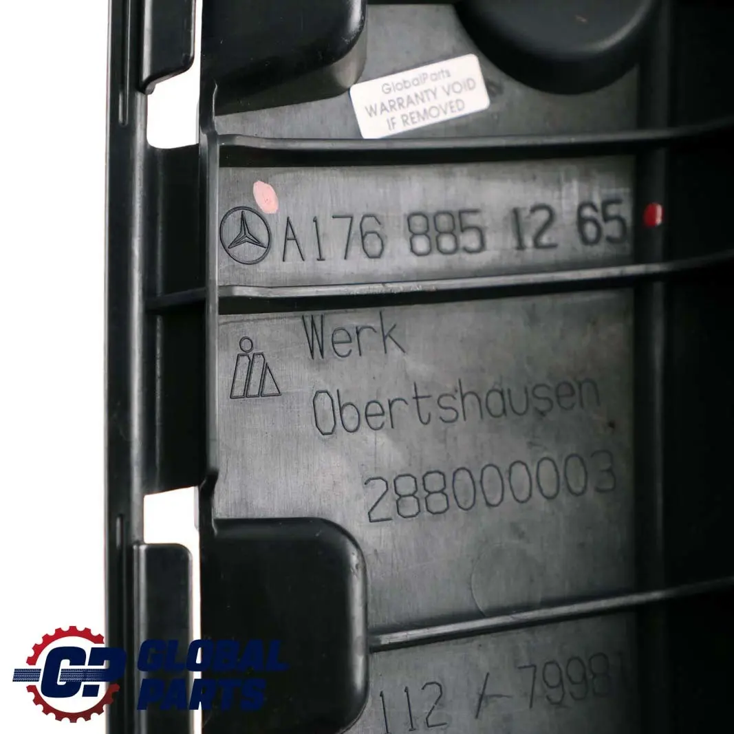  Mercedes-Benz A-Class W176 Front Bumper Upper Bracket Panel - SKU A1768851265 - Part number A1768851265