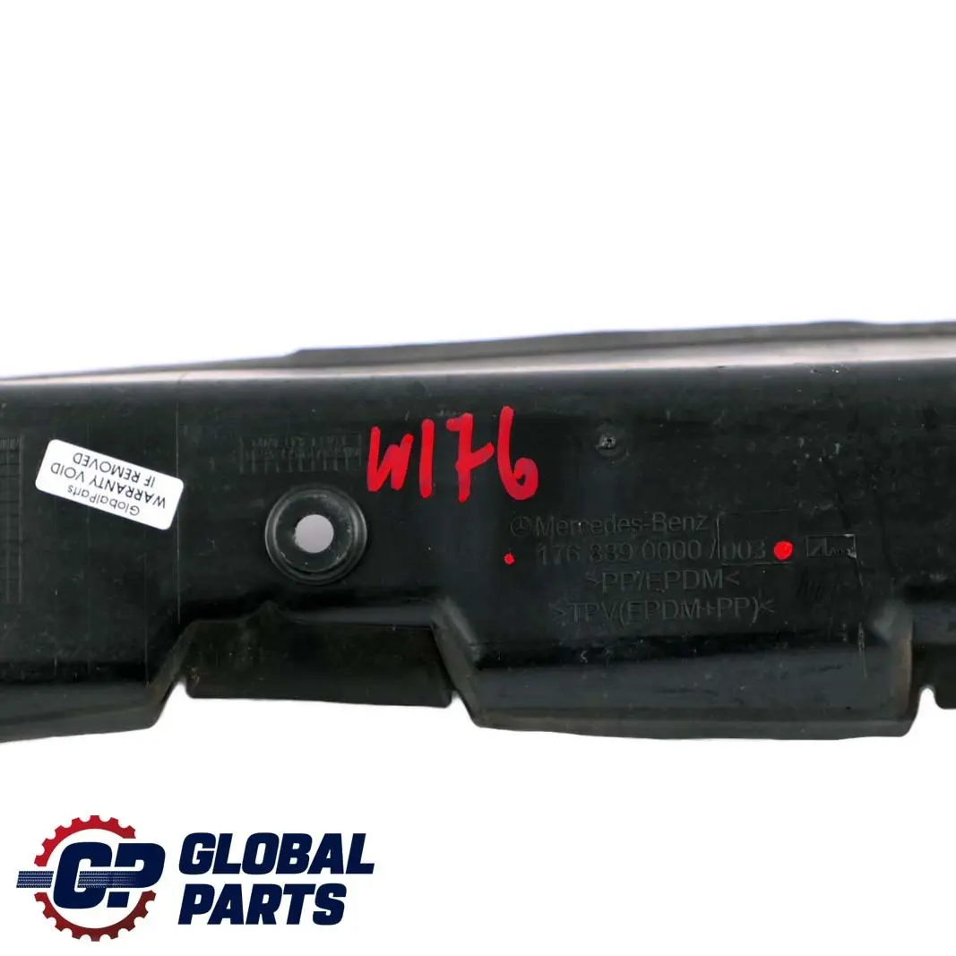Front Fender Wing Bracket Holder Support Mount Left N/S to Mercedes W176 with Part number A1768890000 Mercedes W176 Front Fender Wing Bracket Holder Support Mount Left N/S - SKU A1768890000 - Part number A1768890000