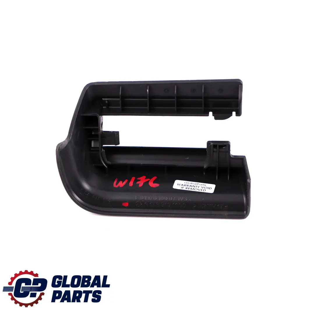 Hintere linke Sitzverkleidung Abdeckung für Mercedes W176 mit Teilenummer A1769191100 Mercedes W176 Hintere linke Sitzverkleidung Abdeckung - SKU A1769191100 - Teilenummer A1769191100