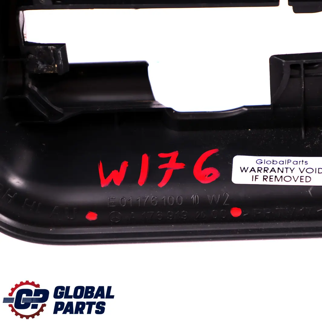 Mercedes-Benz A-Class W176 Rear Right Seat O/S Trim Panel Cover to with Part number A1769192000 Mercedes-Benz A-Class W176 Rear Right Seat O/S Trim Panel Cover - SKU A1769192000 - Part number A1769192000