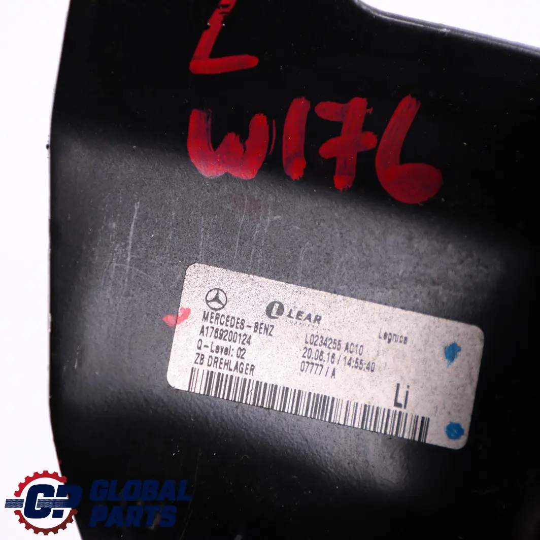 Mercedes W176 Rear Seat Mechanism Left N/S Pivot Bearing - SKU A1769200124 - Part number A1769200124