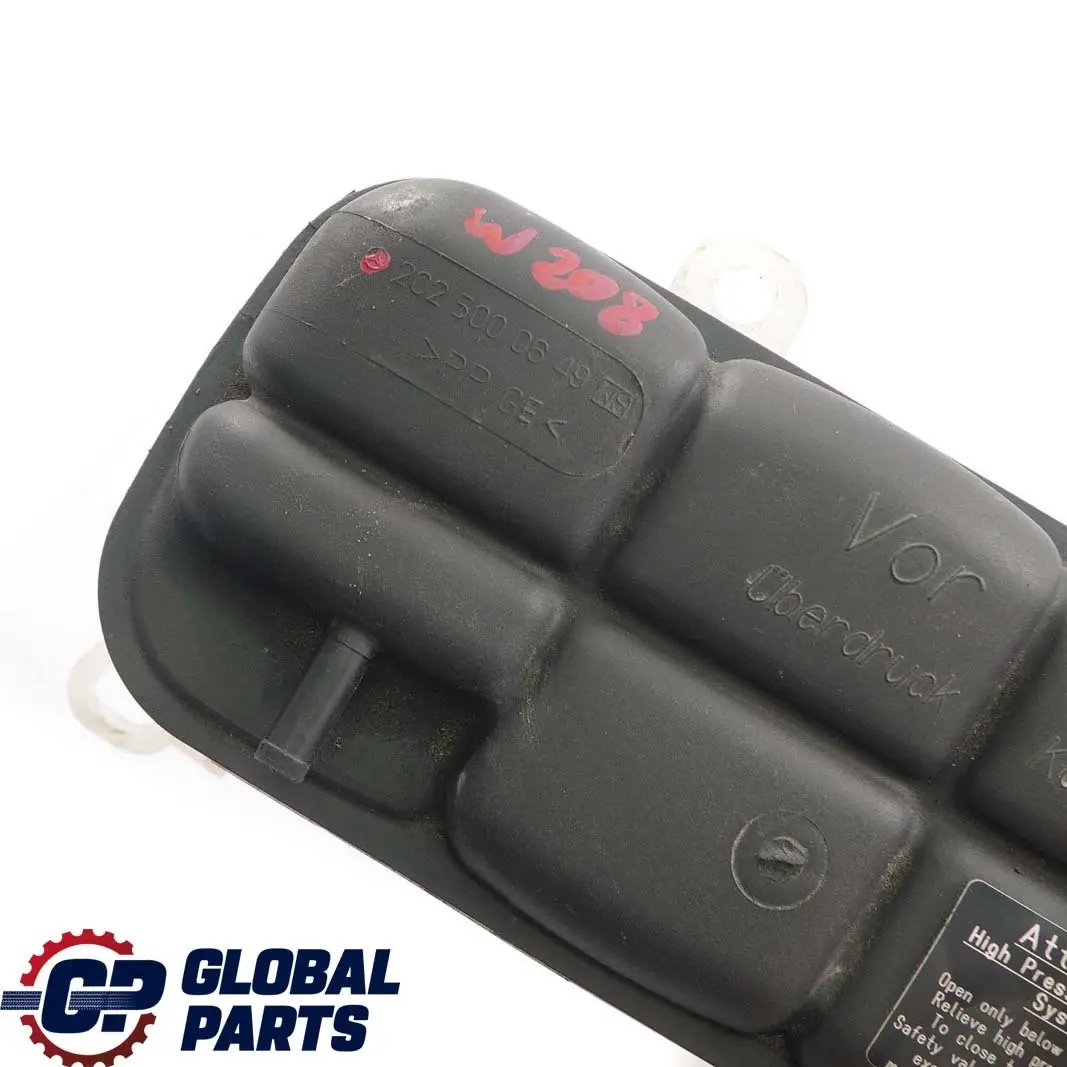W208 Deposito De Expansion del Refrigerante Botella para Mercedes W202 con número de pieza A2025000649 Mercedes W202 W208 Deposito De Expansion del Refrigerante Botella - SKU A2025000649 - Número de pieza A2025000649