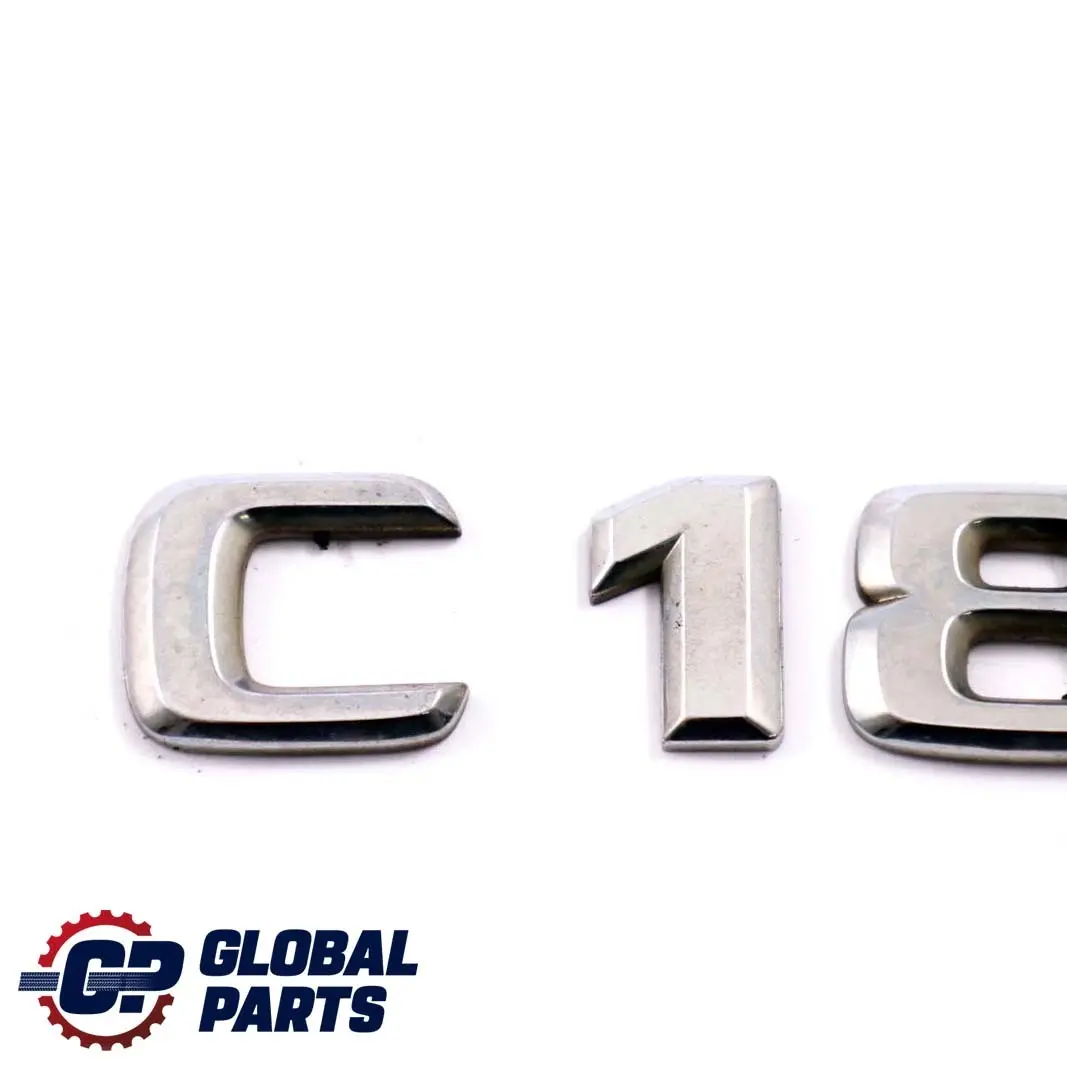  Mercedes-Benz C W203 Trunk Tailgate Adherido Emblema Lettering C180 - SKU A2028171215 - Número de pieza A2028171215